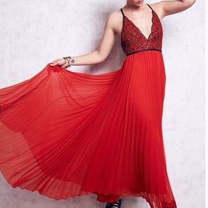 Free People Belle of the Ball Maxi Rust